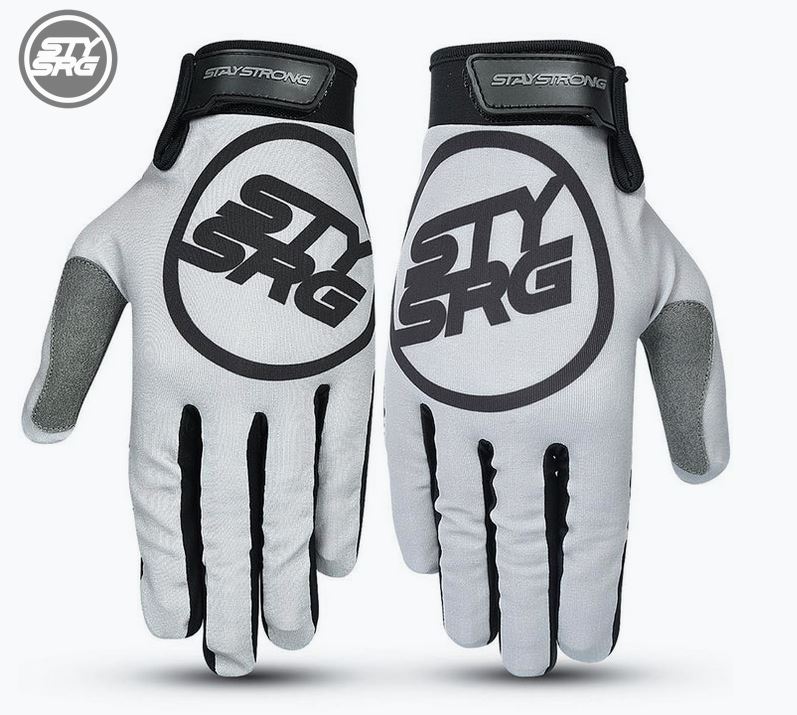 Stay Strong Staple 3 Youth Gloves Grey